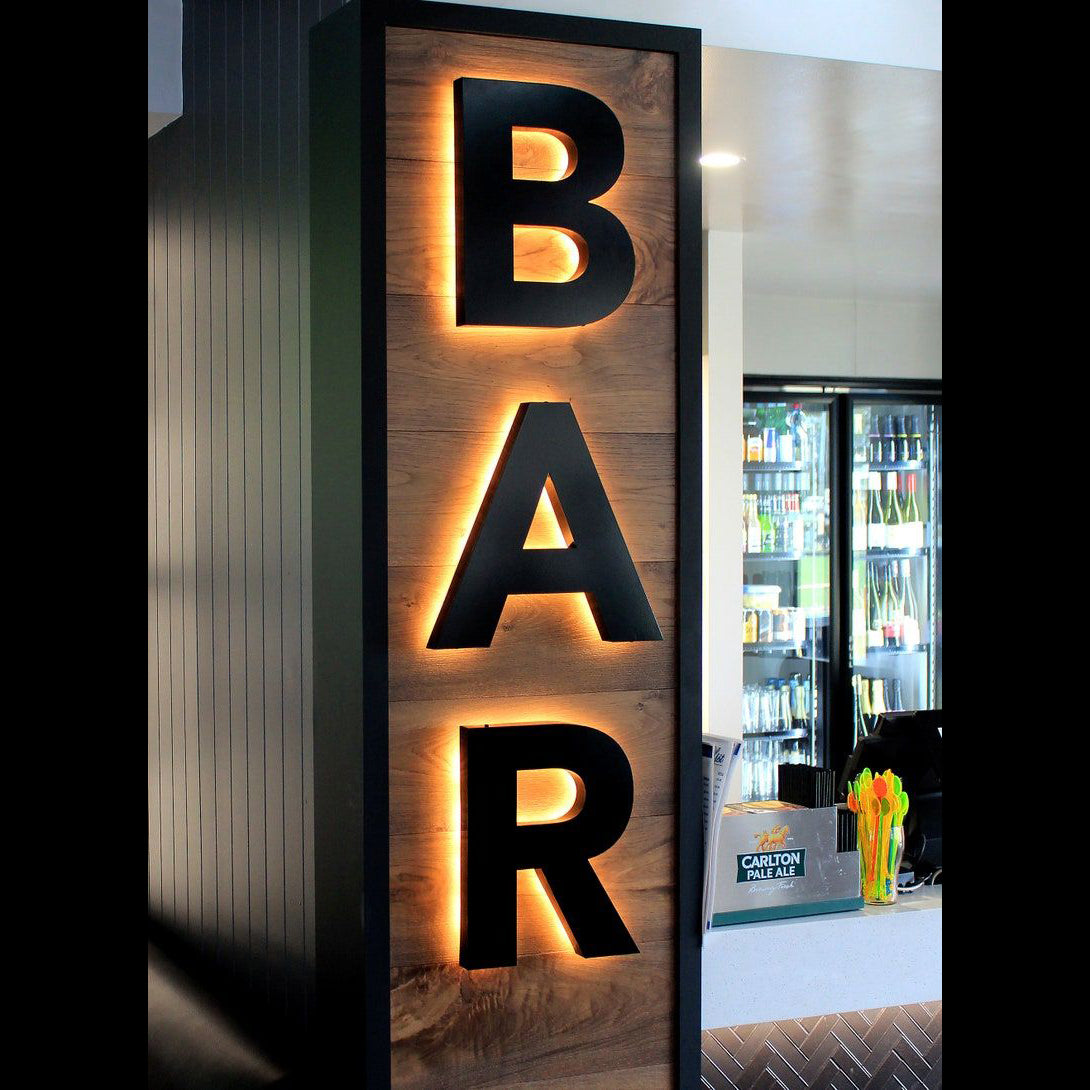 Custom Metal Backlit Signs for Business