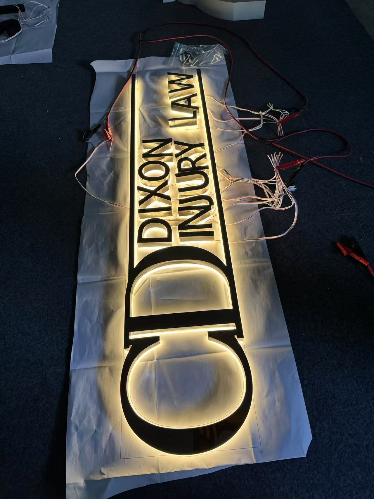 Custom Metal Backlit Signs for Business